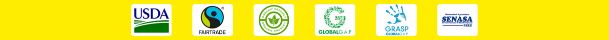 Certificaciones internacionales de banano orgánico peruano: USDA Organic, Fairtrade, GlobalG.A.P., GRASP, SENASA